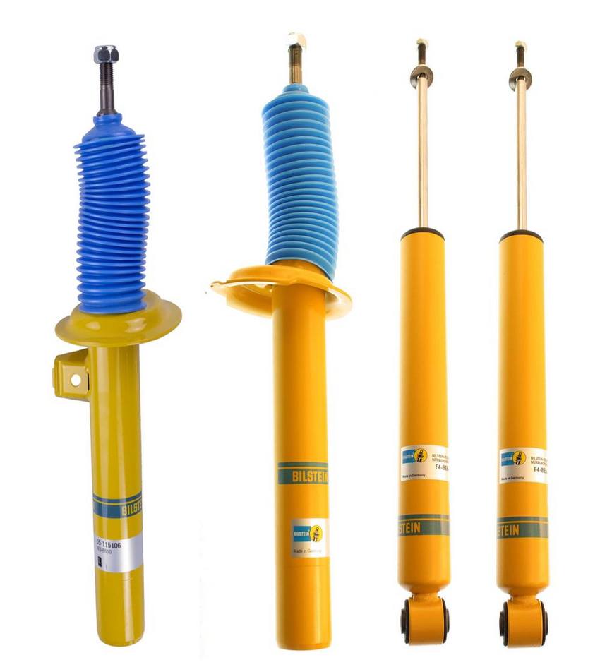 BMW Suspension Strut and Shock Absorber Assembly Kit - Front and Rear (B8 Performance Plus) - Bilstein 3816652KIT